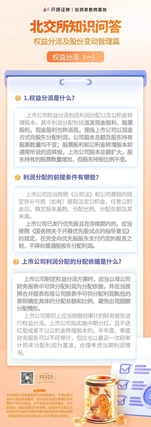 北交所知识问答 权益分派及股份变动管理篇 权益分配（一）.jpg