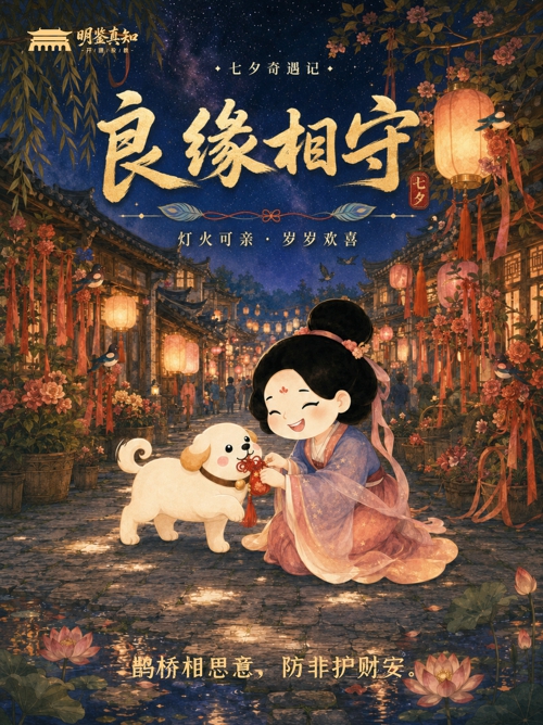 鹊桥相思意，防非护财安。_02.jpg