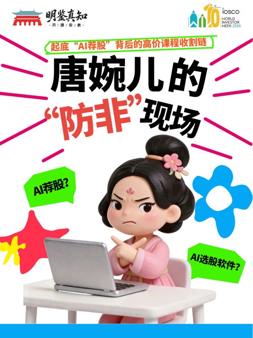 2026年世界投资者周 唐婉儿的“防非”现场：起底“AI荐股”背后的高价课程收割链_01.jpg