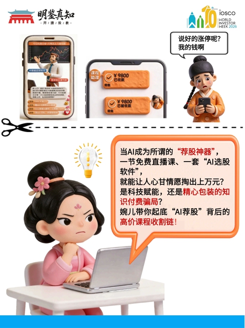 2026年世界投资者周 唐婉儿的“防非”现场：起底“AI荐股”背后的高价课程收割链_02.jpg