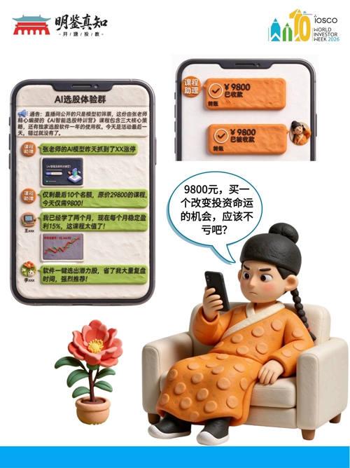 2026年世界投资者周 唐婉儿的“防非”现场：起底“AI荐股”背后的高价课程收割链_05.jpg